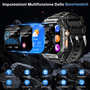 OUKITEL BT80 1000mAh Battery Capacity 5ATM Waterproof Rugged Outdoor Watch OUKITEL